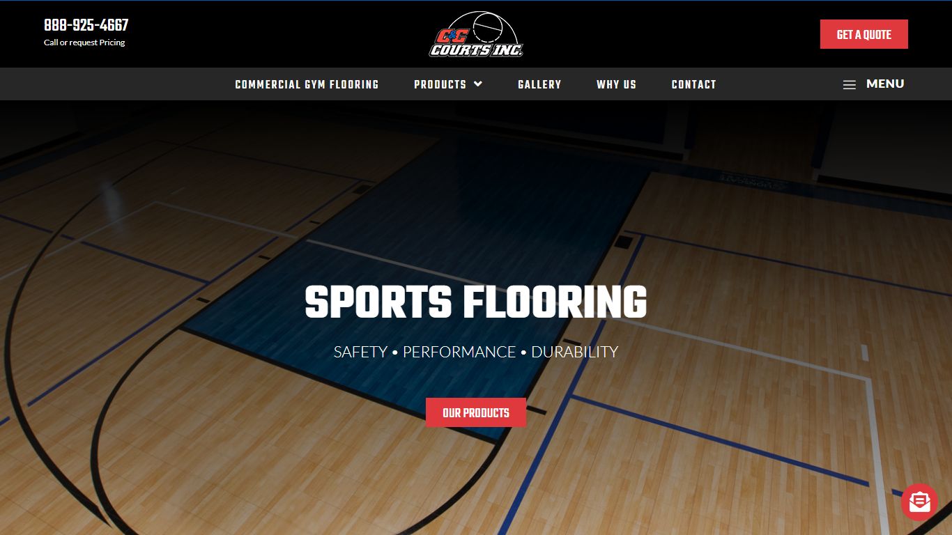 Sports Flooring | Basketball Court Contractors | C&C Courts